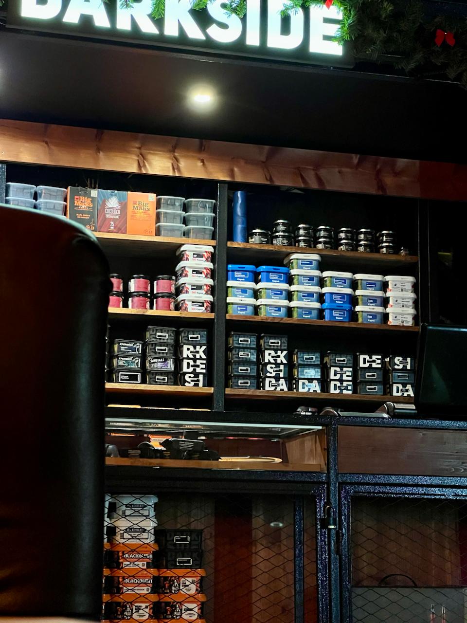Shop corner with premium blends
